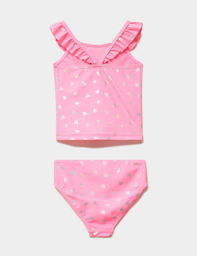 Ensemble de bain 2 pi&egrave;ces rose fluo b&eacute;b&eacute; fille