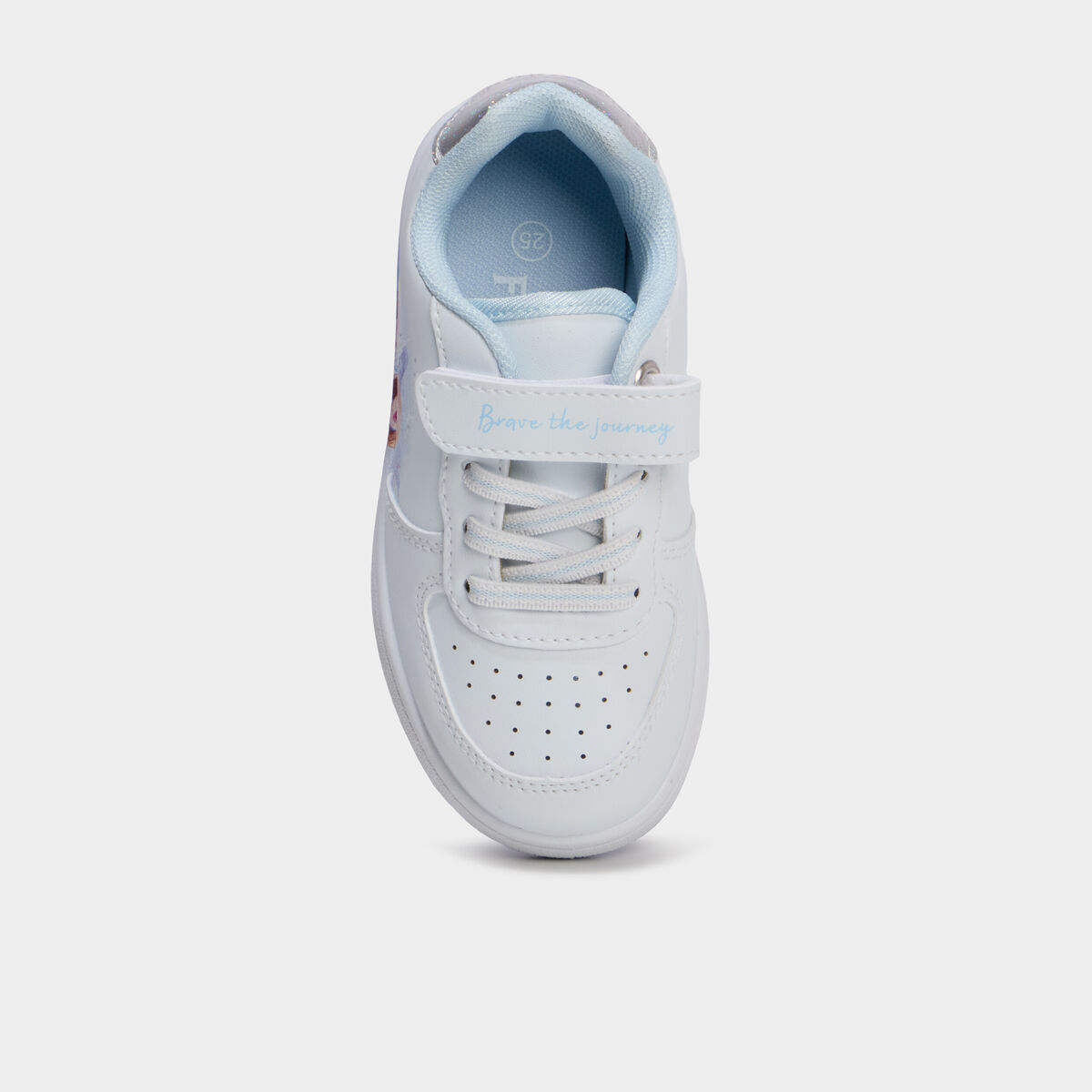 Tennis basses Reine des neiges blanc fille