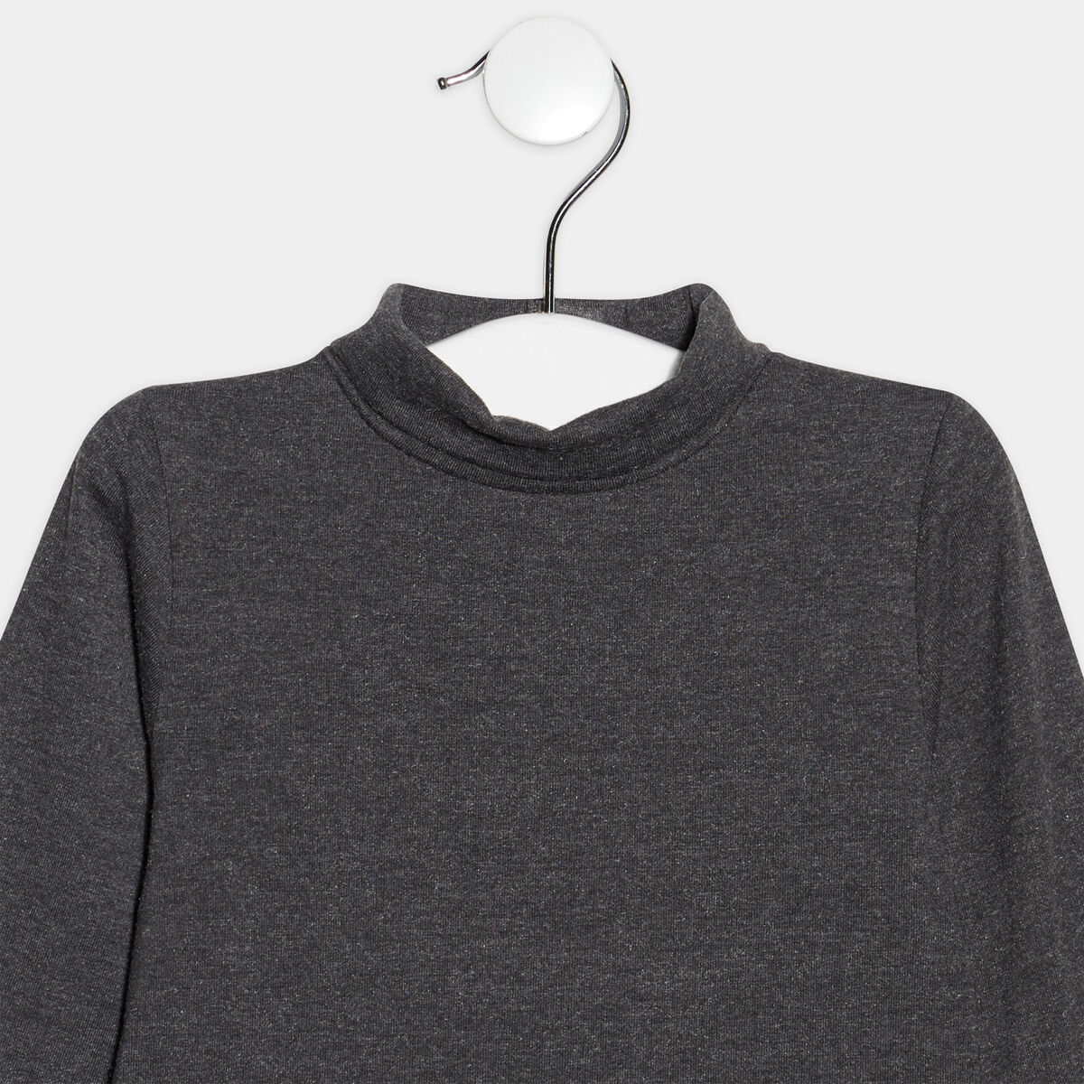 T-shirt manches longues gris foncé bébé garçon