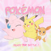 Sweat droit manches longues Pok&eacute;mon multicolore fille