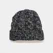 Bonnet tricot&eacute; noir gar&ccedil;on