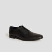 Derbies à lacets en cuir noir homme