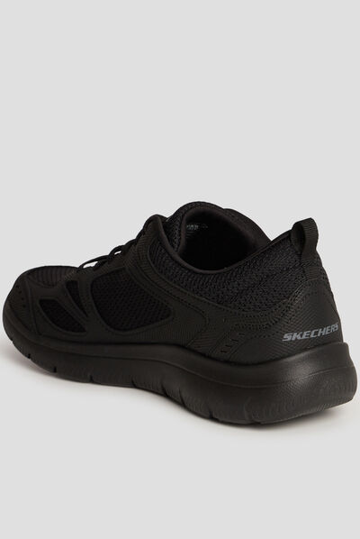 Baskets running mémoire forme Skechers noir homme