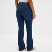 Jeans flare 5 poches denim stone femme
