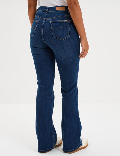 Jeans flare 5 poches denim stone femme