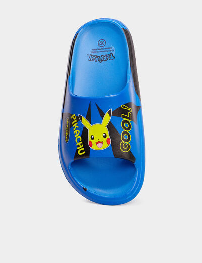 Claquettes Pokémon Pikachu bleu garçon