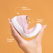 Chaussons tricot &agrave; semelle souple rose b&eacute;b&eacute; fille