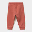 Pantalon de jogging molletonn&eacute; terracotta b&eacute;b&eacute; gar&ccedil;on