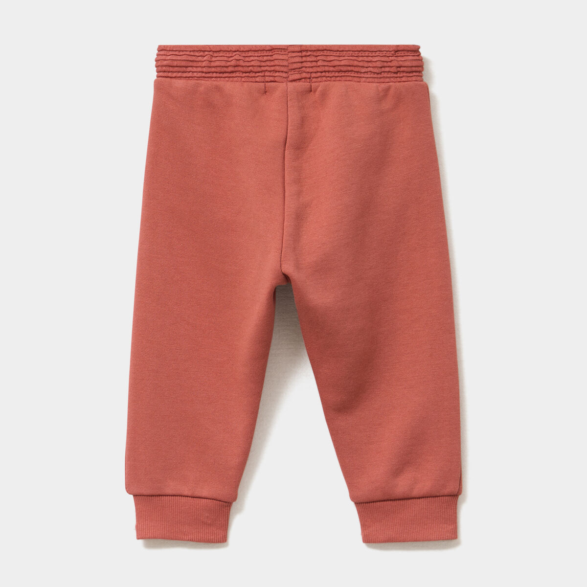 Pantalon de jogging molletonn&eacute; terracotta b&eacute;b&eacute; gar&ccedil;on