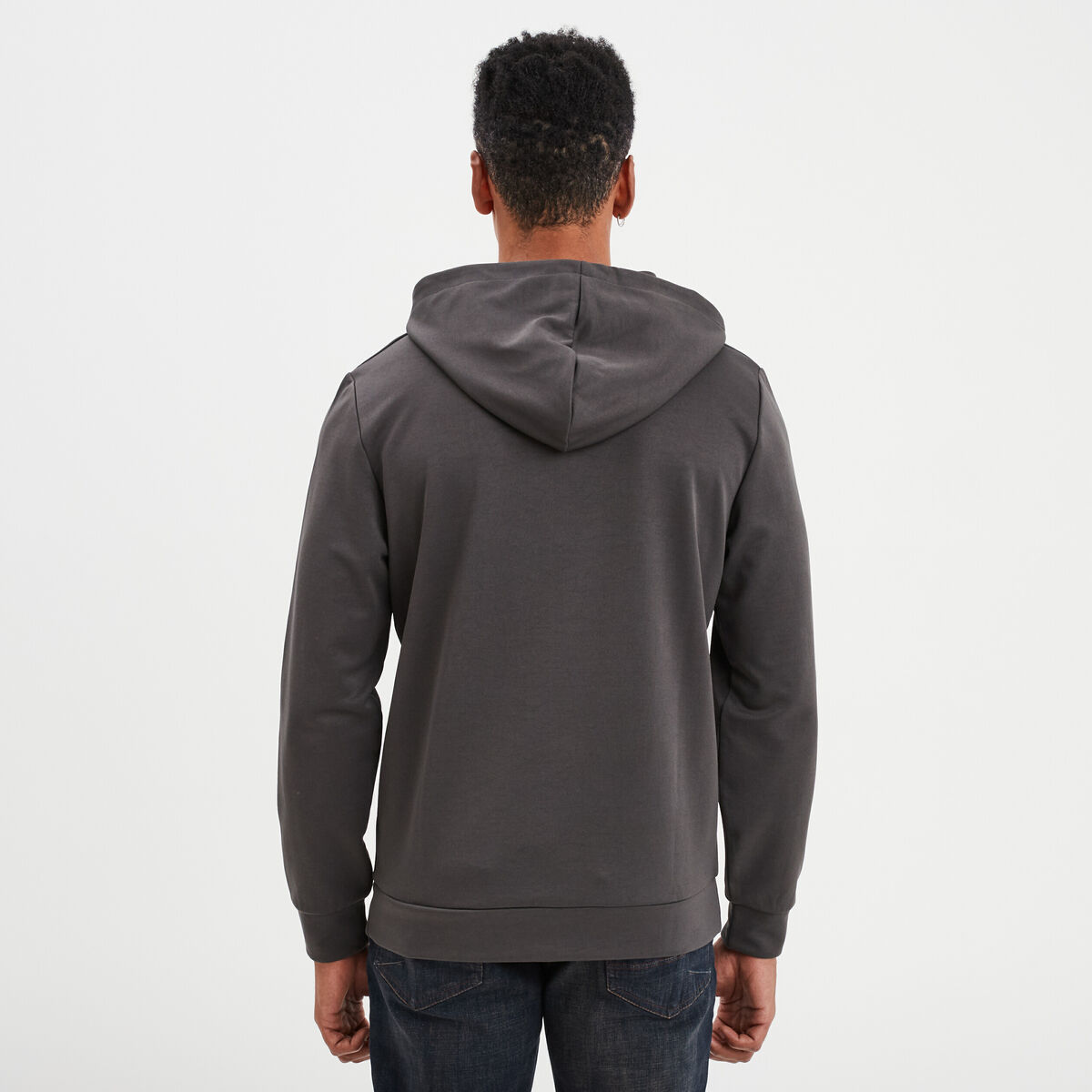 Sweat &agrave; capuche hoodie zipp&eacute; vert kaki homme