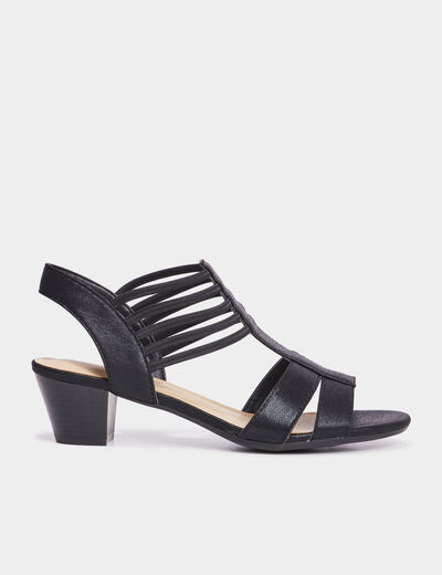 Sandales à talons Confortissimo noir femme