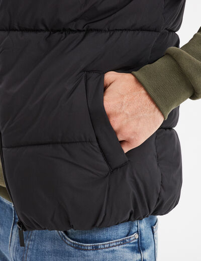 Doudoune sans manches Liberto noir homme