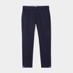 Pantalon chino slim stretch bleu marine homme