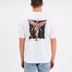 T-shirt manches courtes coton Nirvana blanc homme