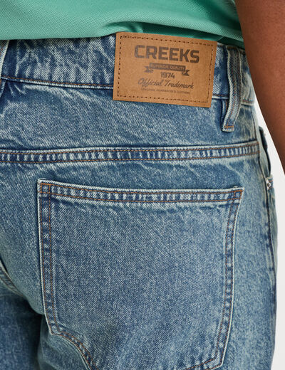 Jean regular 5 poches coton denim double stone homme