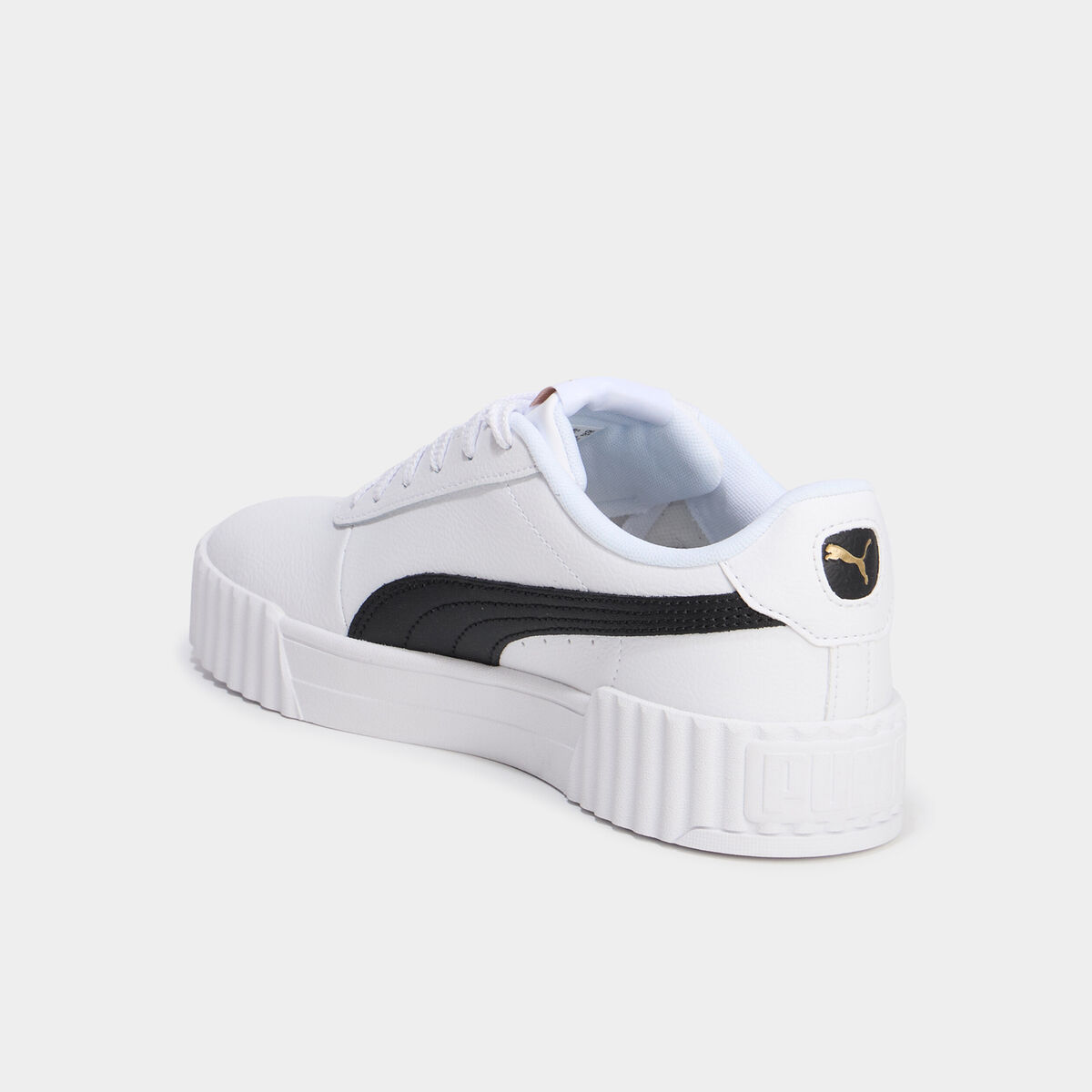 Tennis basses à lacets en cuir Puma multicolore femme