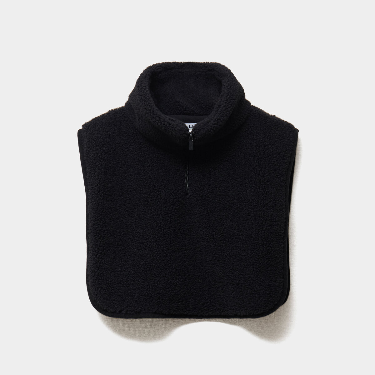 Col camionneur effet polaire noir femme