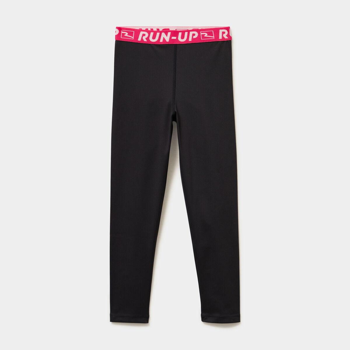 Legging stretch taille &eacute;lastiqu&eacute;e noir fille