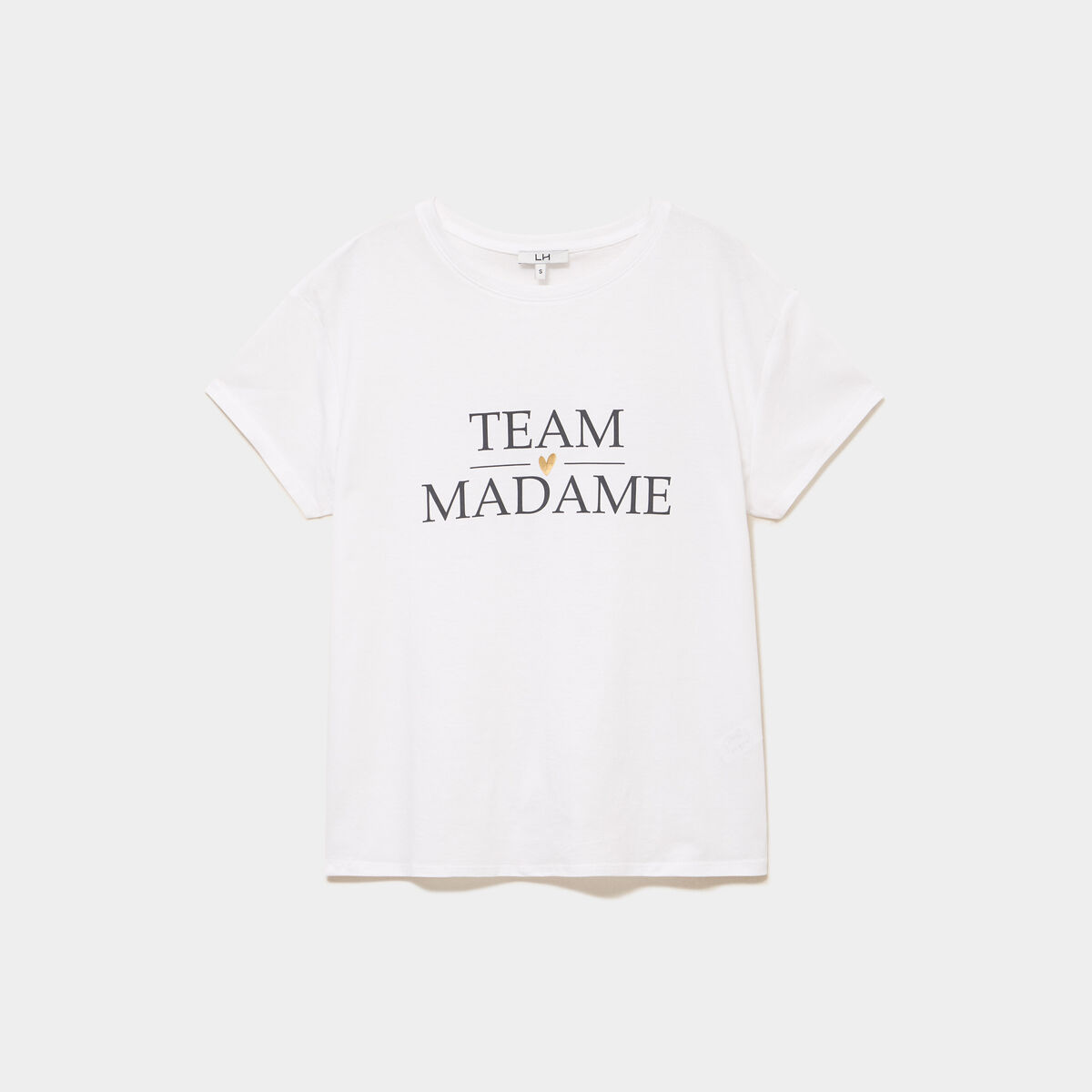 T-shirt EVJF oversize coton blanc femme