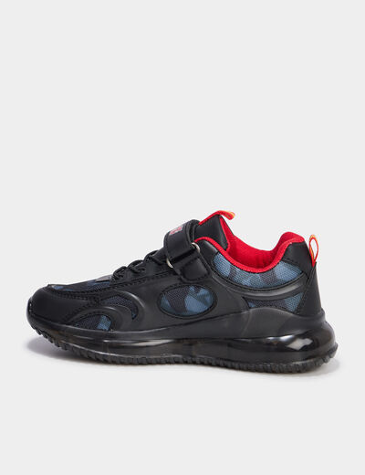 Baskets running à scratchs Dragon Ball Z noir garçon