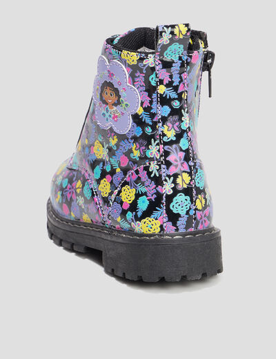 Bottines crantées zippées Encanto multicolore fille