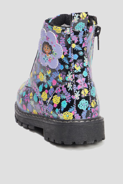 Bottines crantées zippées Encanto multicolore fille