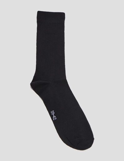 Lot 10 paires de chaussettes noir homme