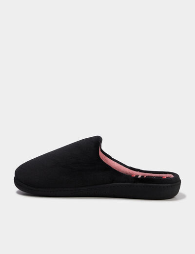 Chaussons mules Isotoner ecru femme