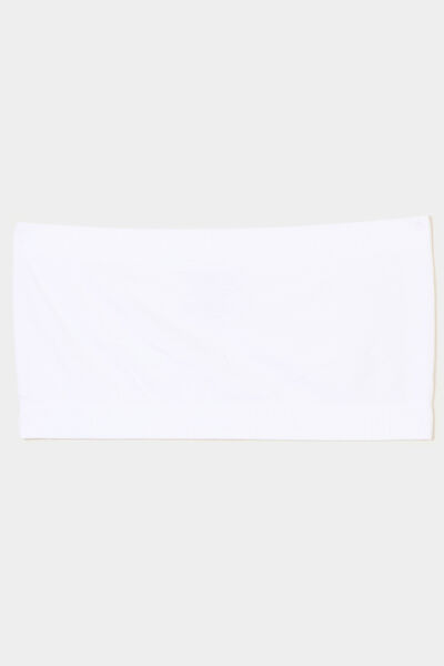 Lot 2 bandeaux coton sans armatures blanc femme