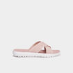 Mules aspect tricoté Confortissimo rose femme