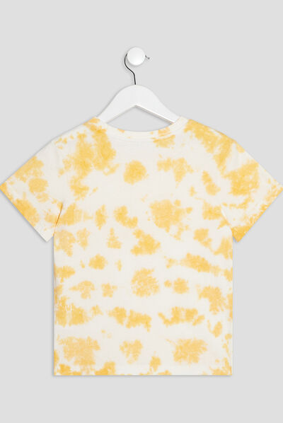 T-shirt manches courtes jaune garçon