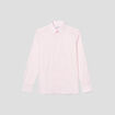 Chemise effet stretch manches longues rose clair homme