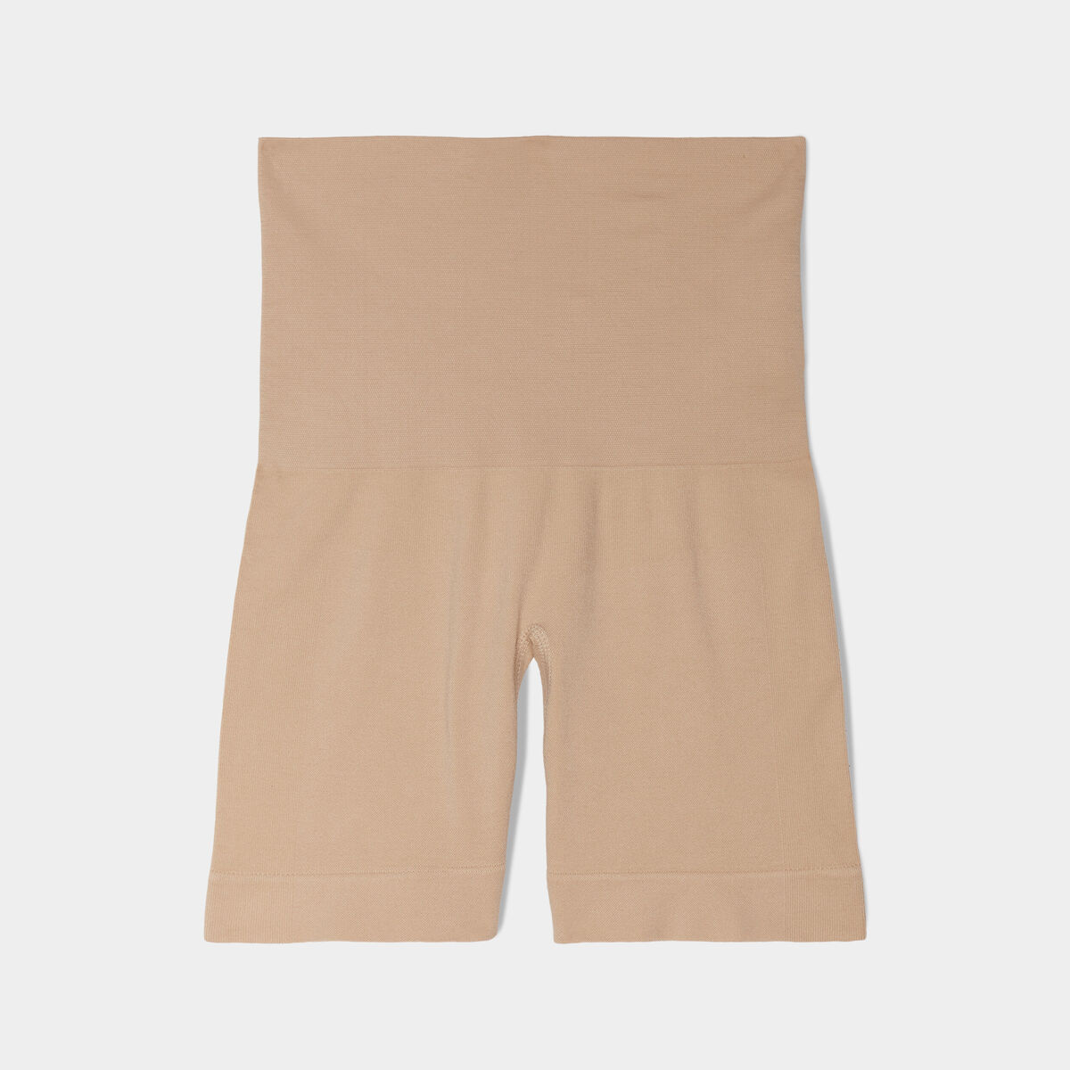 Short cycliste gainant sans couture beige femme