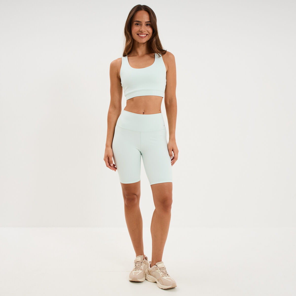 Brassi&egrave;re de sport dos nageur bleu turquoise femme