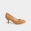 Escarpins à talons marron clair femme