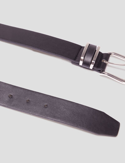 Ceinture avec boucle noir femme