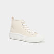 Baskets montantes en toile Creeks sable femme