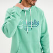 Sweat hoodie molleton1 poche vert menthe homme