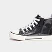 Baskets montantes zipp&eacute;es bout renforc&eacute; noir fille