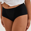 Culotte taille haute noir femme