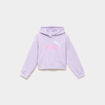 Sweat hoodie &agrave; capuche Puma parme fille
