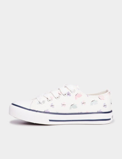 Tennis basses en toile à lacets Creeks multicolore fille