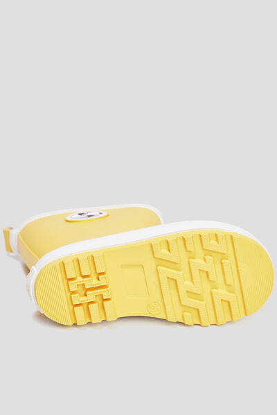 Bottes de pluie Trappeur jaune garçon