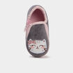 Chaussons botillons effet velours rose b&eacute;b&eacute; fille