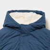 Parka &agrave; capuche doubl&eacute;e bleu gris b&eacute;b&eacute; gar&ccedil;on