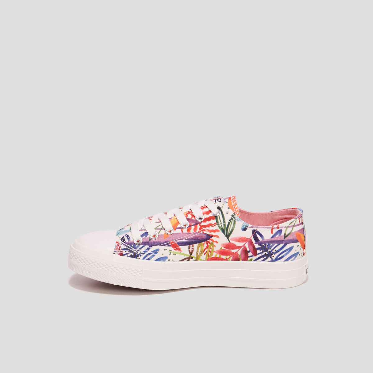 Tennis en toile à lacets Creeks multicolore femme