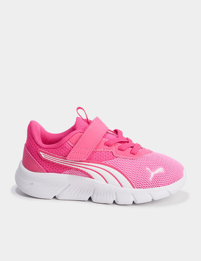Baskets running scratchs Puma Flexfocus rose fluo fille