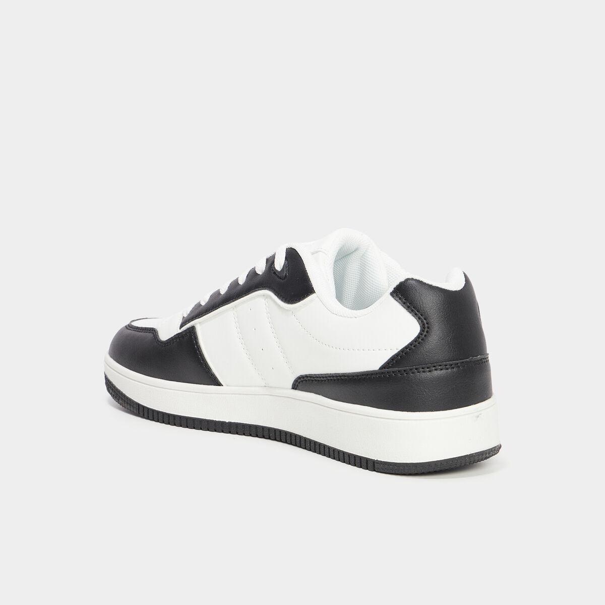 Tennis basses &agrave; lacets blanc homme