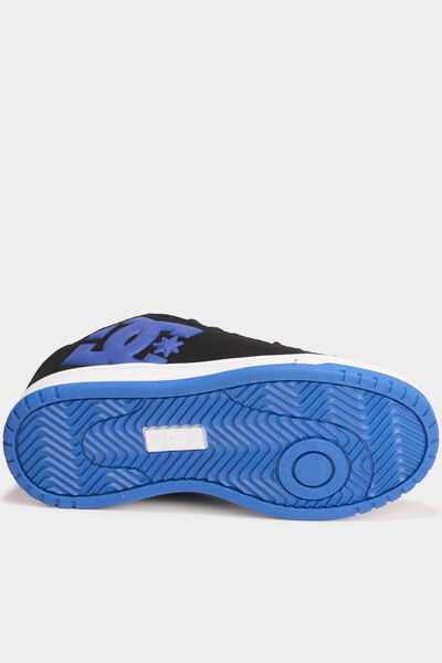 Tennis basses &agrave; lacets en cuir noir gar&ccedil;on