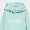 Sweat hoodie 1 poche manches longues vert pastel fille